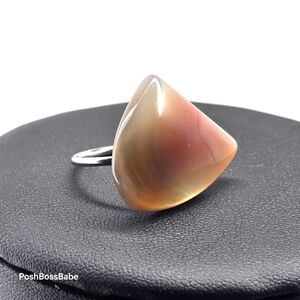 Handcrafted Adjustable Onyx Ring